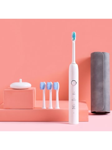 DAM Elektryczna szczoteczka w kolorze białym do zębów