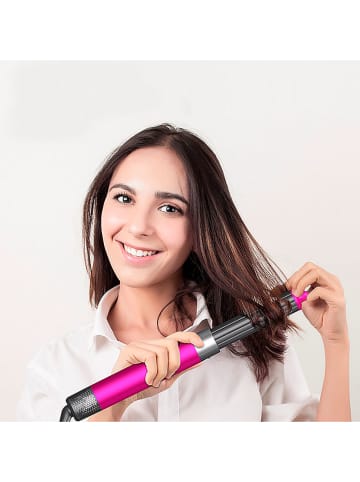 DAM Haardroger & stylingapparaat grijs/roze