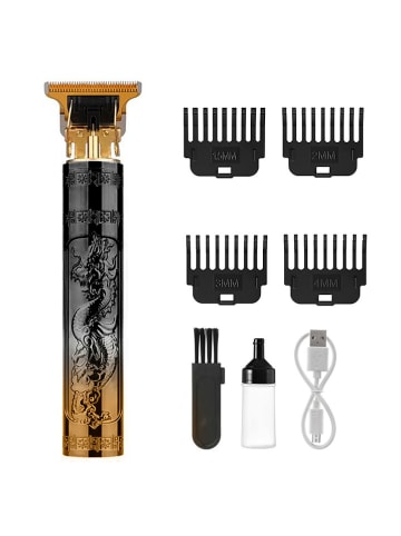 DAM Baard- & haardtrimmer zwart/goudkleurig