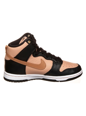 Nike Sneakers "Dunk High Premium" in Beige/ Schwarz
