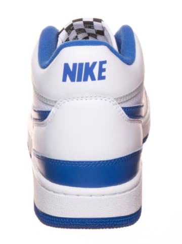 Nike Skórzane sneakersy "Attack" w kolorze biało-niebieskim