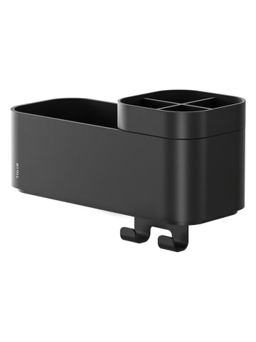 Tiger Duschkorb "2-Store" in Schwarz - (B)24,9 x (H)15,7 x (T)10,8 cm