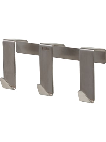 Tiger Roestvrijstalen hakenlijst - (B)12,5 x (H)6 x (D)4 cm