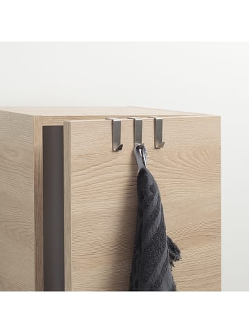 Tiger Roestvrijstalen hakenlijst - (B)12,5 x (H)6 x (D)4 cm