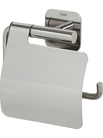 Tiger Toilettenpapierhalter in Chrom - (B)14,6 x (H)13,3 x (T)3,5 cm