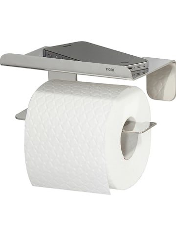 Tiger Toilettenpapierhalter in Chrom - (B)16 x (H)6,6 x (T)10,3 cm