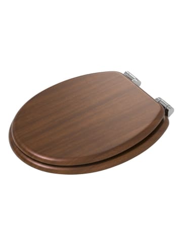 Tiger Toiletbril "Douglas" met softclose "Douglas" bruin - (L)46,5 x (B)37,7 cm