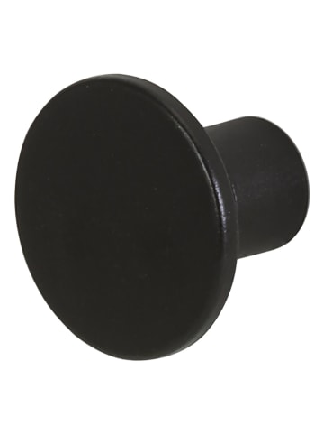 Tiger Wandhaken "Porto" in Schwarz - (T)2,5 x Ø 3,4 cm