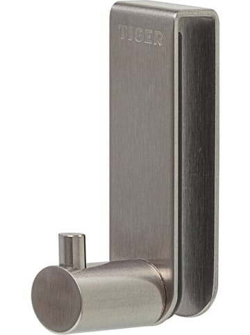Tiger Roestvrijstalen douchehaak "Rhino" - (B)6,1 x (H)13 x (D)3,7 cm
