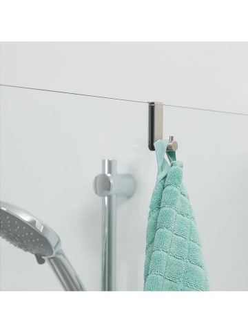 Tiger Roestvrijstalen douchehaak "Rhino" - (B)6,1 x (H)13 x (D)3,7 cm