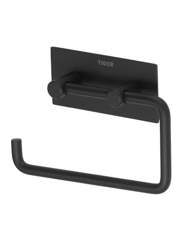 Tiger Toilettenpapierhalter ''Square'' in Schwarz - (B)9,5 x (H)4,5 x (T)2,5 cm