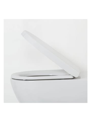 Tiger Toiletbril met softclose "Stax" wit - (L)43 x (B)36,5 cm