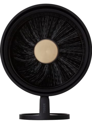 Tiger Toiletborstelgarnituur "Tune" zwart/goudkleurig - (B)9,6 x (H)38,2 cm