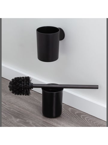 Tiger Toiletborstelgarnituur "Tune" zwart - (B)9,6 x (H)38,2 cm