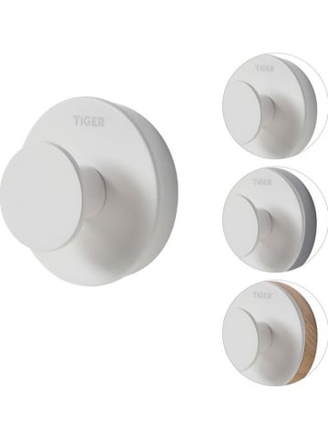 Tiger Wandhaken "Urban" in Weiß - Ø 5 cm