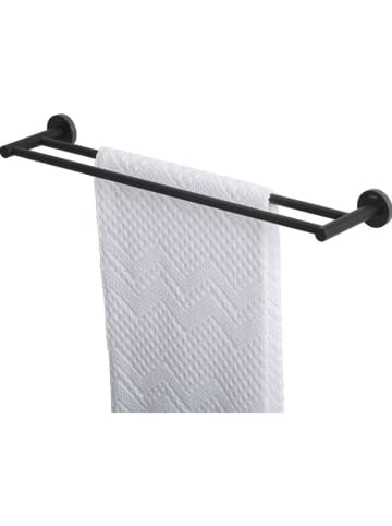 Tiger Handdoekhouder "Urban" zwart - (B)60 x (H)5 x (D)12 cm