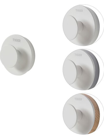 Tiger Wandhaak "Urban" wit - Ø 3,5 cm