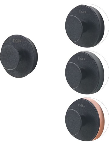 Tiger Wandhaken "Urban" in Schwarz - Ø 3,5 cm