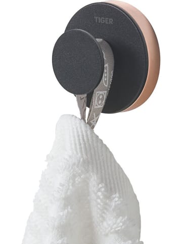 Tiger Wandhaak "Urban" zwart - Ø 5 cm