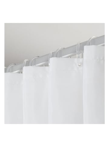 Sealskin Duschvorhang "Blend" in Weiß/ Grün - (L)200 x (B)180 cm