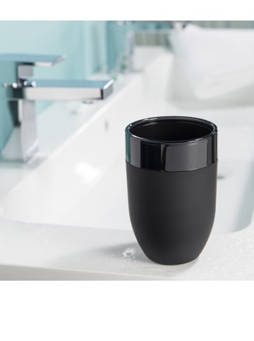 Sealskin 2-delige set: tandenborstelhouders zwart - (H)11,5 cm