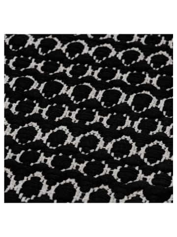 Sealskin Badvorleger in Schwarz/ Weiß - (L)60 x (B)60 cm