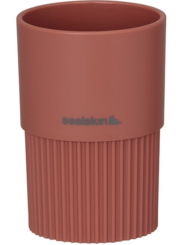 Sealskin Zahnputzbecher "Brave" in Altrosa - (H)11 x Ø 7,5 cm