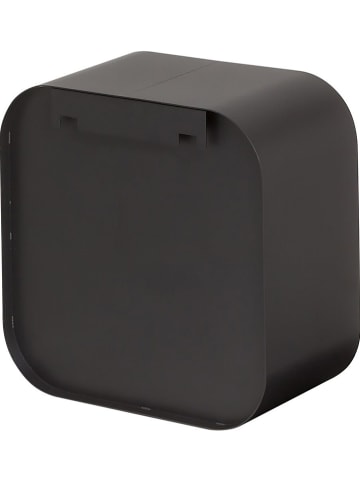 Sealskin Wandregal "Brix" in Schwarz - (B)24 x (H)24 x (T)12 cm