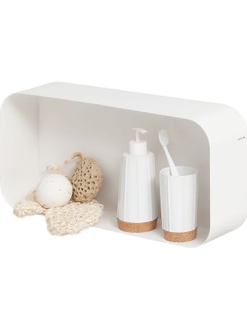 Sealskin Wandmeubel "Brix" wit - (B)50 x (H)24 x (D)12 cm