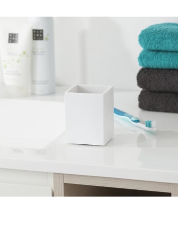 Sealskin 2er-Set: Zahnputzbecher in Weiß  - (B)7 x (H)9 x (T)6 cm