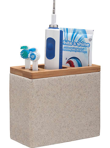 Sealskin Tandenborstelhouder beige - (B)12 x (H)10 x (D)6 cm