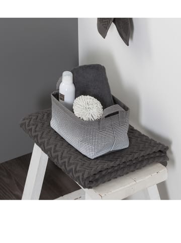 Sealskin Aufbewahrungskorb in Grau - (B)21 x (H)12,5 x (T)17 cm