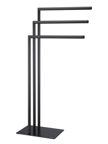 Sealskin Handtuchhalter "Tube" in Schwarz - (B)49 x (H)90 x (T)20 cm