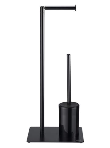 Sealskin WC-Garnitur "Tube" in Schwarz - (B)25 x (H)61 x (T)20 cm