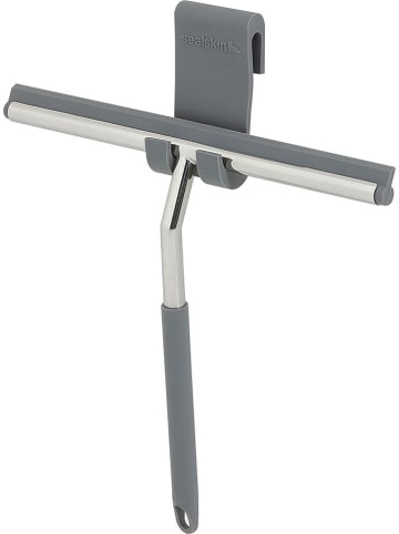 Sealskin Duschabzieher "Deluxe" in Grau/ Silber - (B)26 cm