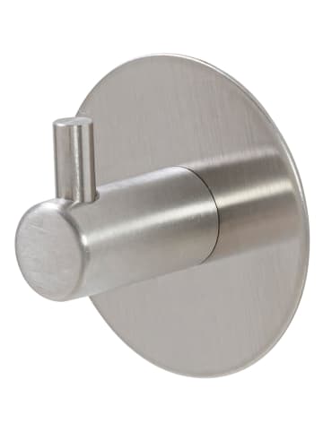 Tiger 4er-Set: Handtuchhaken "Rhino" in Silber - Ø 4 cm