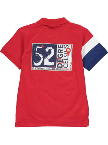 Peak Mountain Poloshirt in Rot