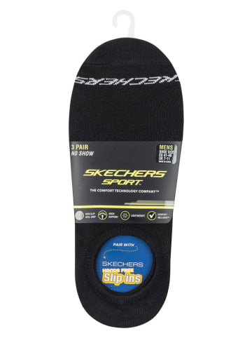 Skechers 3-delige set: sokken zwart