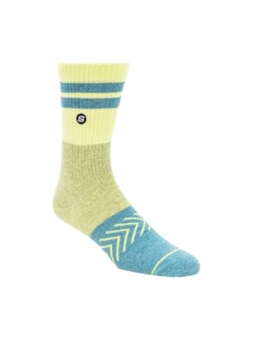 Skechers 6er-Set: Socken in Hellblau/ Gelb