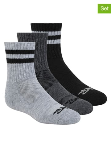 Skechers 6er-Set: Socken in Schwarz/ Anthrazit/ Grau
