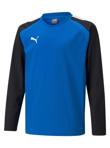 Puma Koszulka sportowa w kolorze niebiesko-czarnym