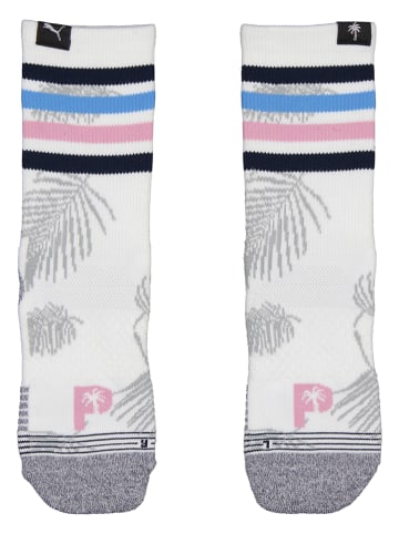 Puma Sportsocken in Weiß/ Grau