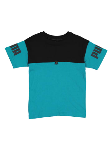 Puma Koszulka w kolorze turkusowo-czarnym