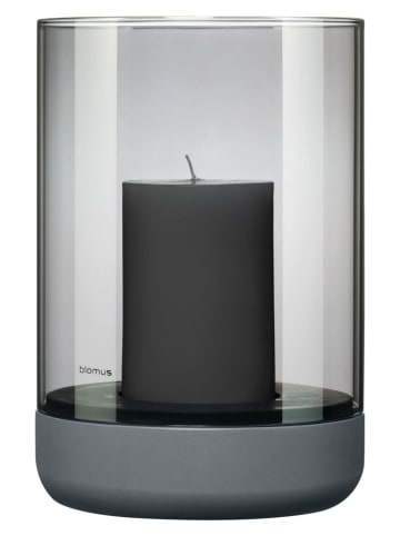 Blomus Windlicht ''Calma'' in Grau - (H)22 x Ø 15 cm