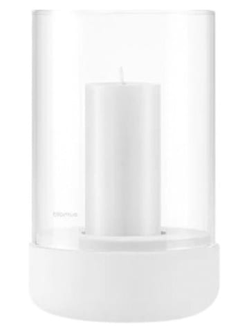 Blomus Windlicht ''Calma'' in Weiß - (H)19 x Ø 12 cm