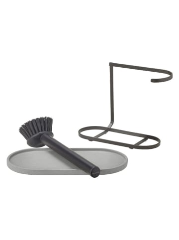 Blomus 3-delige afwasset "Dhuva" lichtgrijs