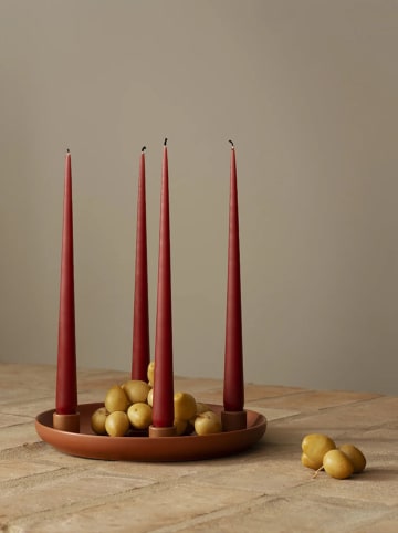 Blomus Kaarshouder "Vela" lichtbruin - (H)3 x Ø 27 cm