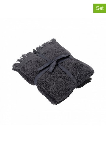Blomus Ręczniki (2 szt.) "Frino" w kolorze antracytowym dla gości