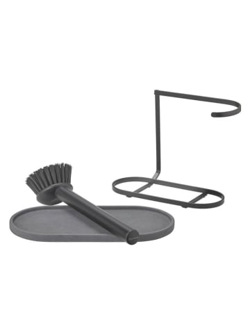 Blomus 3-delige afwasset "Dhuva" grijs