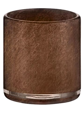 Blomus Świecznik "Saga" w kolorze jasnobrązowym - wys. 15 x Ø 16 cm